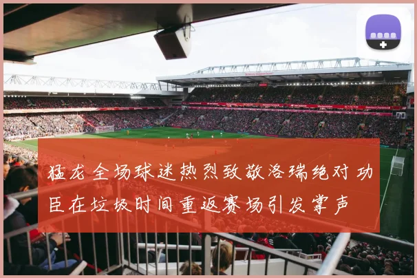 猛龙全场球迷热烈致敬洛瑞绝对功臣在垃圾时间重返赛场引发掌声